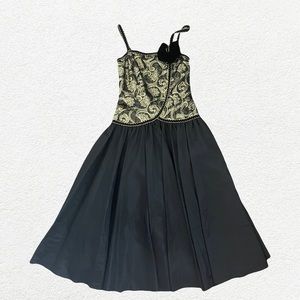 vintage 80s ball gown